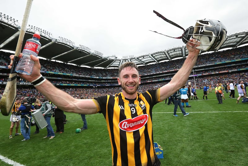 Kilkenny's Conor Fogarty celebrates in 2015. Photograph: Morgan Treacy/Inpho