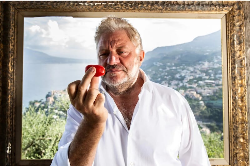 Peppe Guida, who runs the jaw-dropping Villa Rosa in Vico Equense, near Sorrento