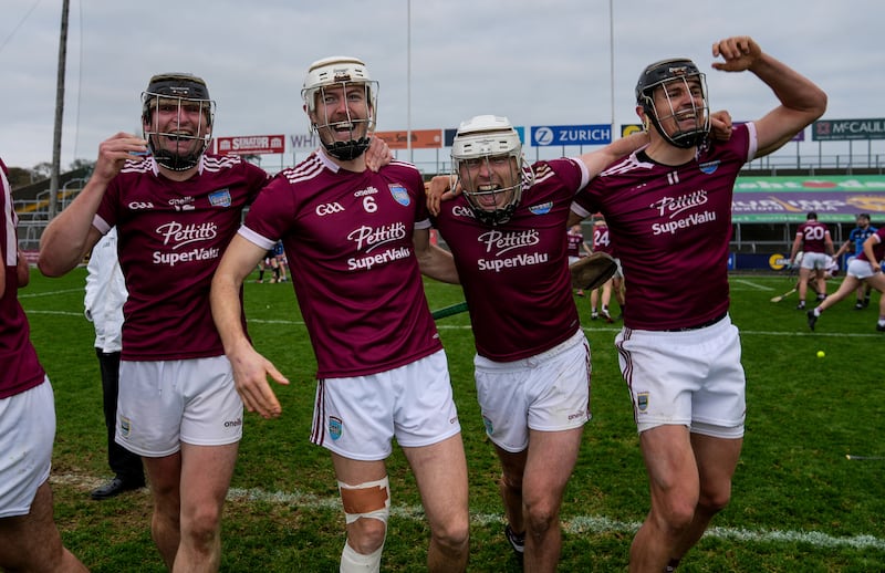 Darren Codd, Joe O`Connor, Jack O`Connor and
Rory O`Connor of St Martins. Photograph: James Lawlor/Inpho                                    