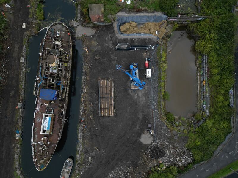 A contractor has been tasked with the vessel's scrapping. Photograph: Alan Betson/The Irish Times

