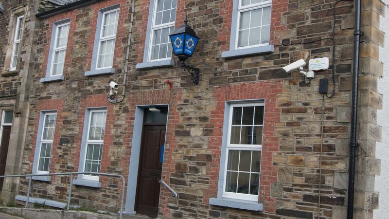 Michael Brennan pleaded guilty to causing criminal damage during a burglary at Lifford Garda station (pictured) in September 2015. Photograph: North West Newspix.