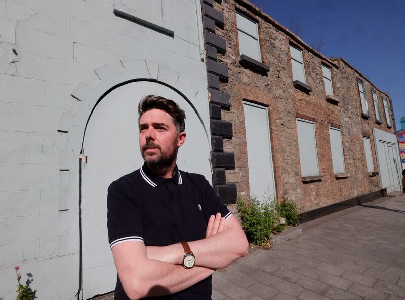 Author Kevin Curran in Balbriggan. Photograph: Alan Betson

