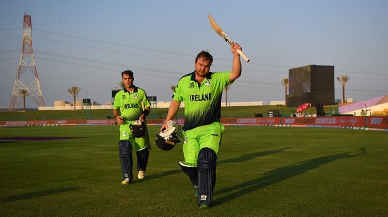 Paul Stirling is widely seen as one of Ireland’s greatest players. Photograph:  Gareth Copley-ICC/ICC via Getty Images