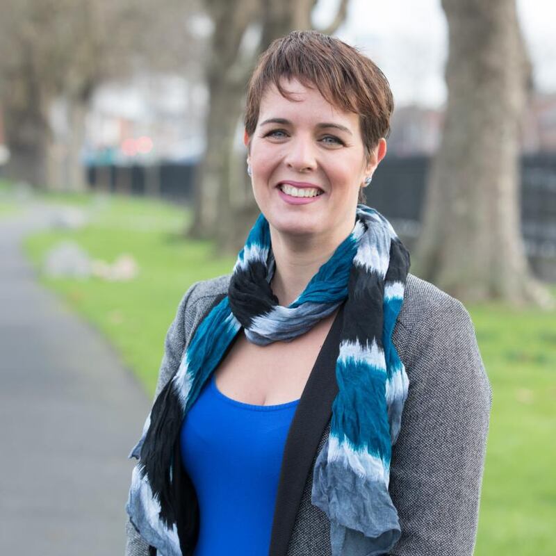 Sandra Ruíz, who is running as a Social Democrat in Tallaght Central. Photograph: Paul Sharp