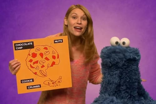 ‘Homeland’ star hangs with Cookie Monster