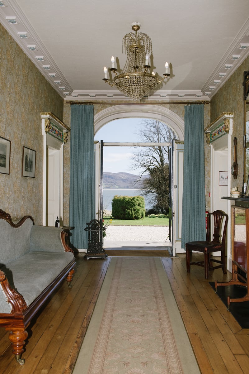 The hallway in Rathmullan House