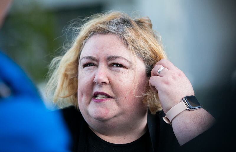 Jane Crowe, former shop steward at Debenhams: 'We chained the gates and we sat on the ground. They brought four garda for every person so that was daunting.' Photograph: Gareth Chaney/ Collins Photos