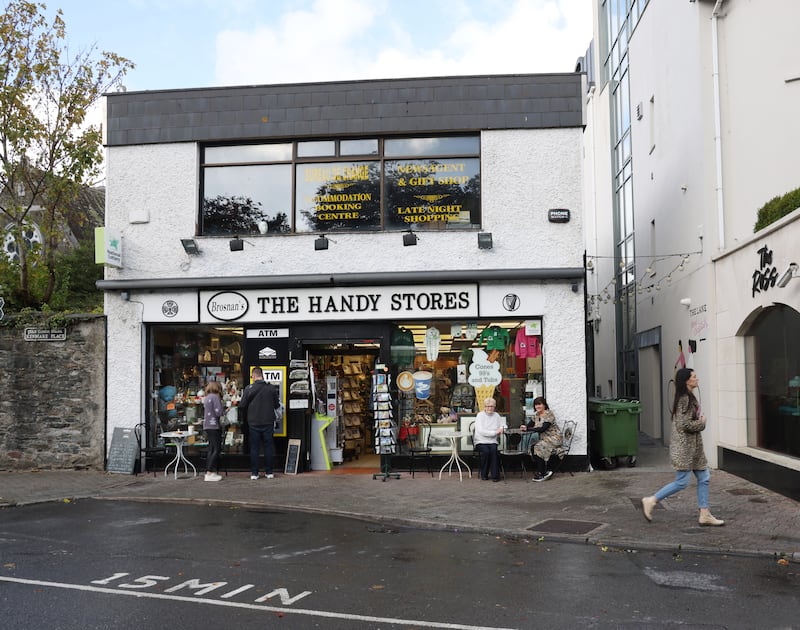 The Handy Stores is still going strong, selling newspapers, sweets, souvenirs and refreshments. Photograph: Bryan O’Brien