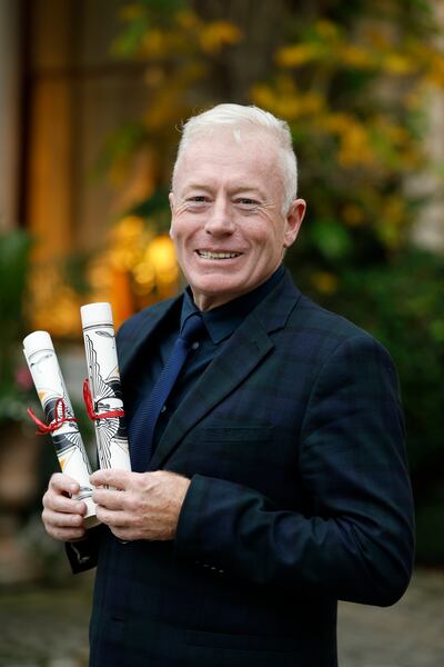 Retired detective sergeant Cyril Meehan accepted two bravery awards to add to his first from 2001. Photograph: Nick Bradshaw