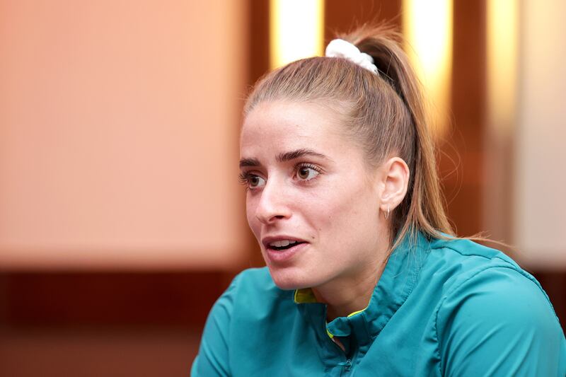 Chloe Mustaki: `We can expect a lot more in terms of how we play, our retention of the ball. We will need more if we want to progress in the World Cup than we currently have.' Photograph: Laszlo Geczo/Inpho 