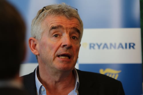 Airport operator DAA should ignore ‘arbitrary’ passenger cap in Dublin, says Michael O’Leary