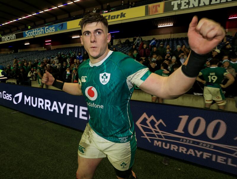 Ireland's Dan Sheehan. Photograph: Dan Sheridan/Inpho