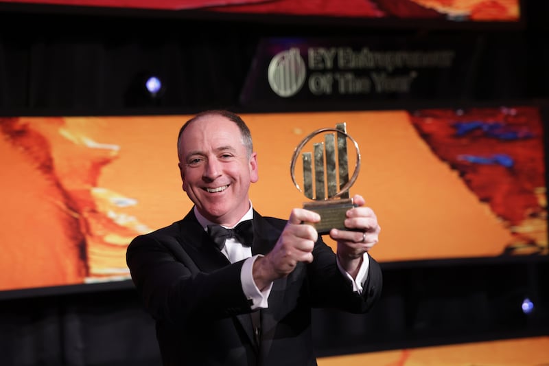 Duncan O’Toole, Captured Carbon, winner of EY Entrepreneur Of Year Sustainability Award. Photograph: Naoise Culhane