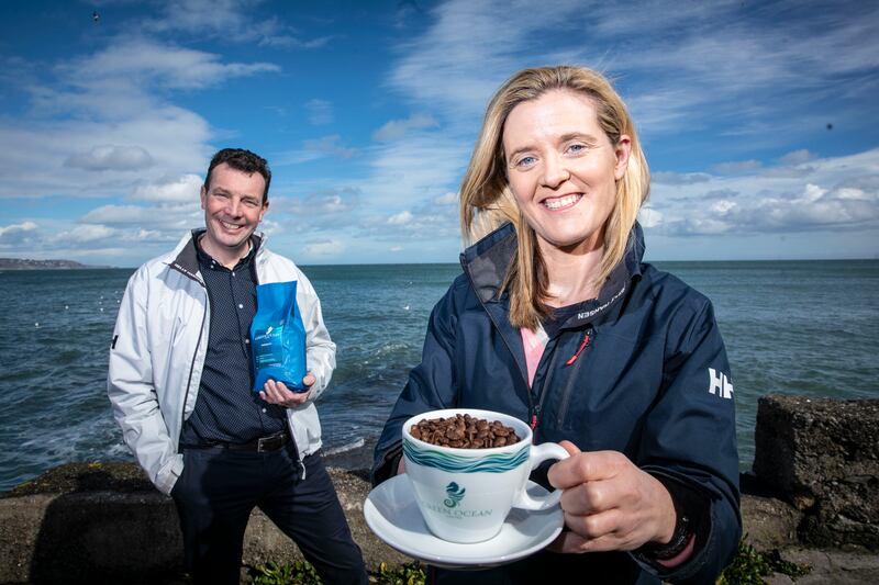 David and Marguerite Lawlor, owners and managers of Dublin-based Watermark Coffee, combine 'great coffee with inspirational environmental projects'. Photograph: Orla Murray/Coalesce