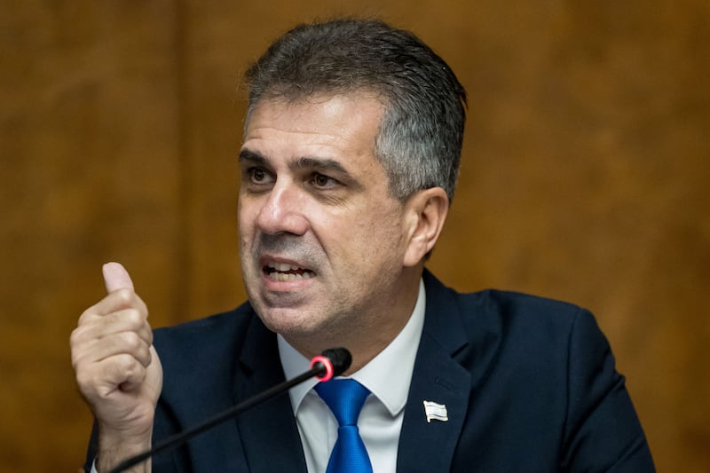 Israeli energy minister Eli Cohen. Photograph: Pierre Albouy/AFP via Getty