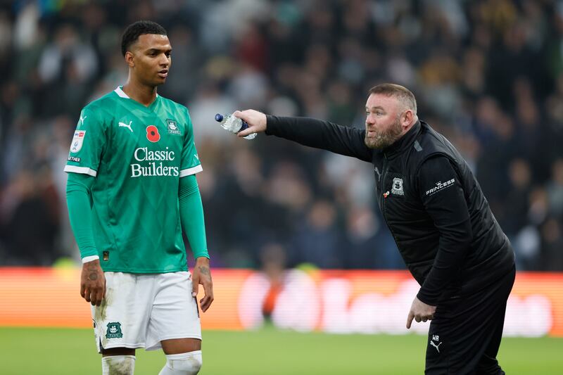 Wayne Rooney's impact as manager of Plymouth Argyle has been unremarkable. Photograph: Richard Sellers/PA Wire