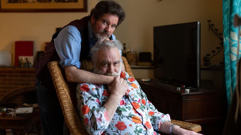 Tony Slattery (right) with Mark Hutchinson in What’s the Matter with Tony Slattery?