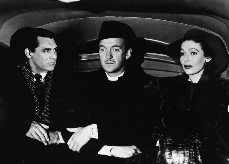 Cary Grant, David Niven and Loretta Young in The Bishop's Wife. Photograph: RKO Pictures/Courtesy of Getty Images