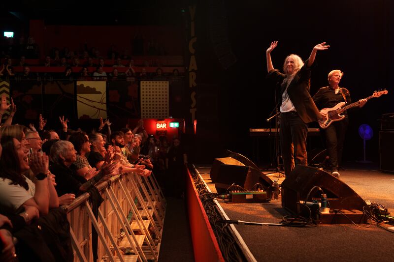 Patti Smith performing at Vicar Street. Photograph: Fran Veale