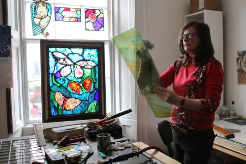 Colette Langan, stained glass artist: 'I just love working with colour and light'