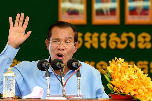 Cambodia PM slams opposition vote boycott, challenges critics