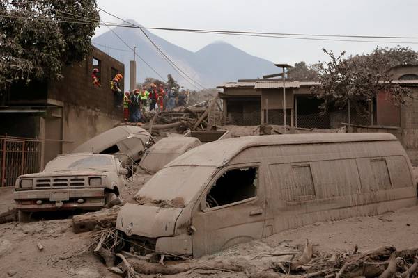 Guatemalan families continue search for volcano victims