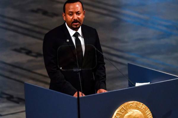 Ethiopian PM’s Nobel Peace Prize draws ire of Eritrean protesters