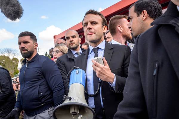 Le Pen ambushes Macron on French presidential campaign trail