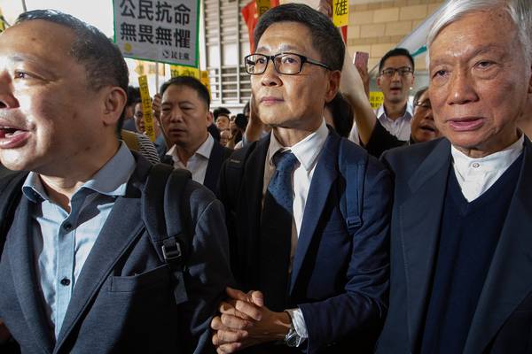 Nine Hong Kong pro-democracy activists found guilty over protests