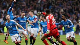 Rangers hold nerve to beat Celtic on penalties at Hampden