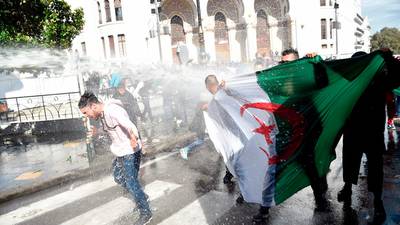 Thousands of protesters reject Algerian interim president