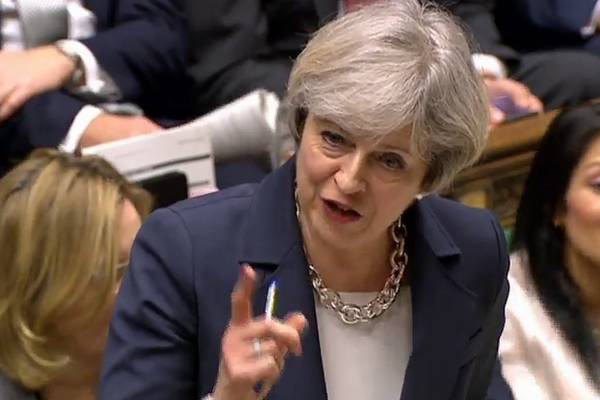 Theresa May puts her finger on the Brexit trigger