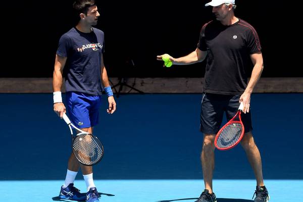 Novak Djokovic allows training to be observed