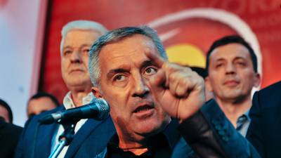 Montenegro  leader Milo Djukanovic accused of stealing  election