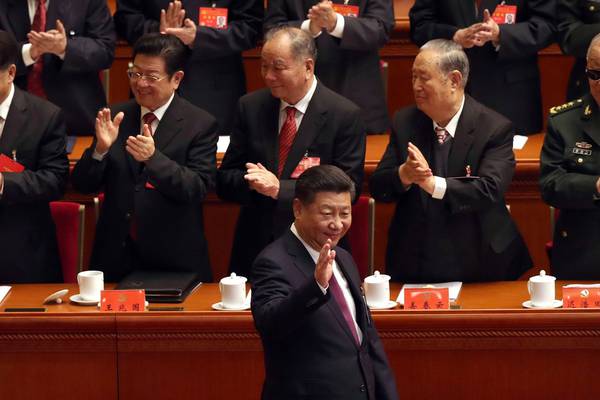 Xi Jinping hails new era of Chinese power at Communist Party congress