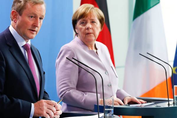 Merkel vows to  support Ireland  in EU talks on Brexit