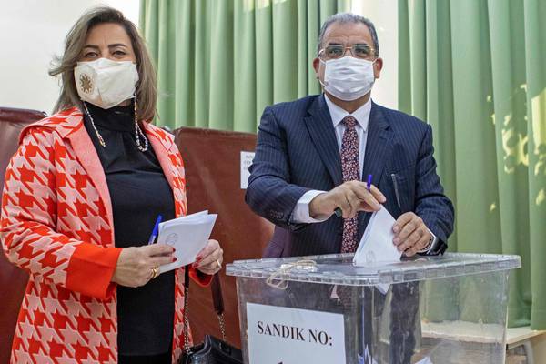 Right-wing ruling party wins Turkish Cypriot election
