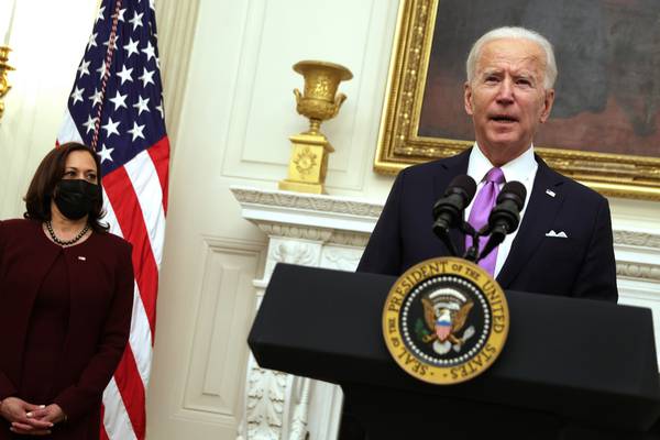 Biden issues flurry of Covid-related executive orders