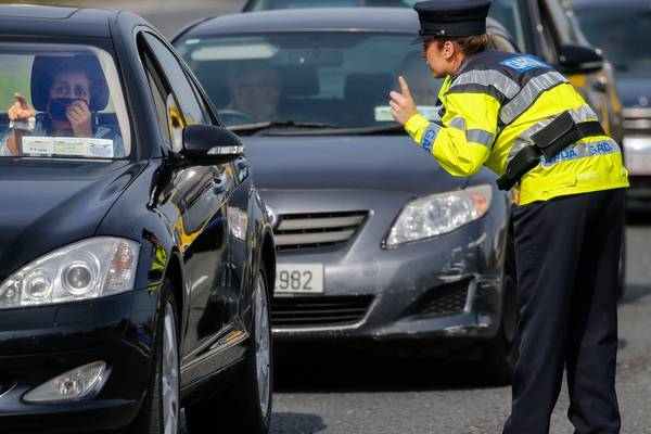 Coronavirus: Traffic out of Dublin drops as gardaí set up hundreds of check points