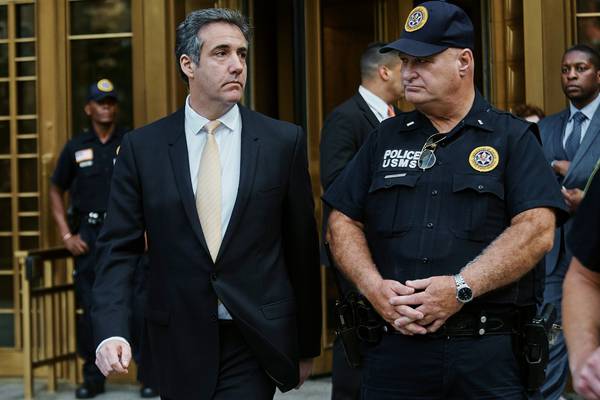 Trump hits back at Cohen as legal problems mount