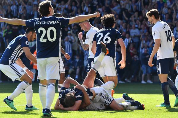 West Brom keep survival hopes alive with win over Tottenham