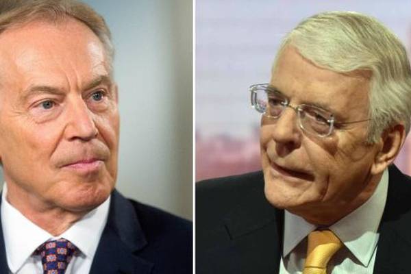 Blair and Major say UK must drop ‘shocking’ plan to break international law