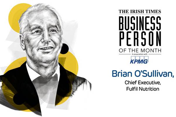 Irish Times Business Person of the Month: Brian O’Sullivan