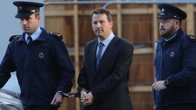 Graham Dwyer shakes head at guilty verdict as if baffled