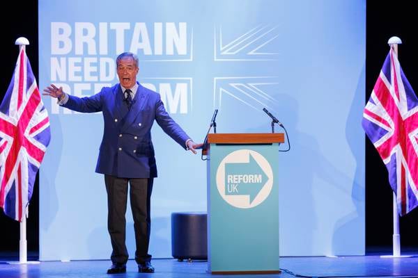 Fireworks and Farage: Reform UK leader brings anti-immigration political cabaret act to Clacton’s theatre