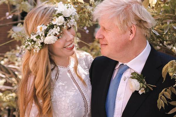 British PM Johnson marries fiancee Symonds in London