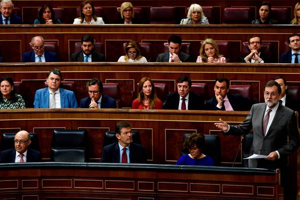 Future of Spanish prime minister Rajoy in the balance