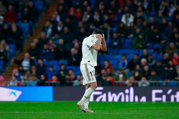 Real Madrid slump to a sixth La Liga defeat of the season