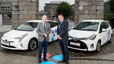 Dublin launch of Yuko sees Toyota start down the route of  car sharing future