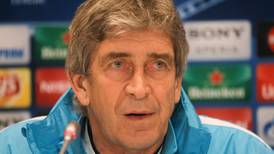 Manuel Pellegrini looks for a payback for Sunday’s  gamble